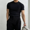 RT No. 11237 SLIM STRAIGHT CROP PANTS & COMPRESSION SHIRT