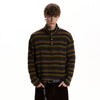 RT No. 59070 KNITWEAR STRIPED MOCK NECK SWEATER