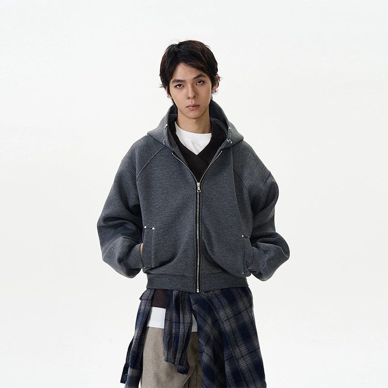 RT No. 12011 OVERSIZE ZIP-UP HOODED JK