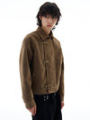 RT No. 25023 KUKI SUEDE COLLAR JACKET
