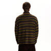 RT No. 59070 KNITWEAR STRIPED MOCK NECK SWEATER