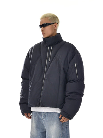 RT No. 12125 DECONSTRUCTED PUFFER COLLAR JK