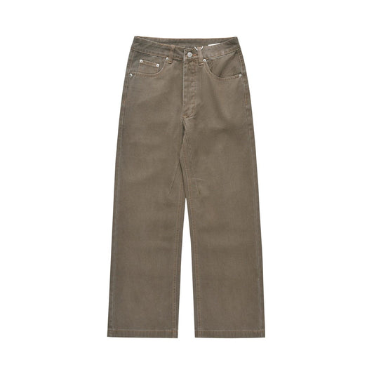 RT No. 11012 COFFEE DENIM RELAX JEANS