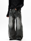 RT No. 55115 RECONSTRUCTED BAGGY STRAIGHT JEANS
