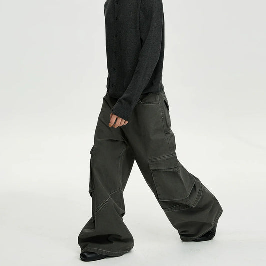 RT No. 40757 BAGGY STRAIGHT CARGO PANTS