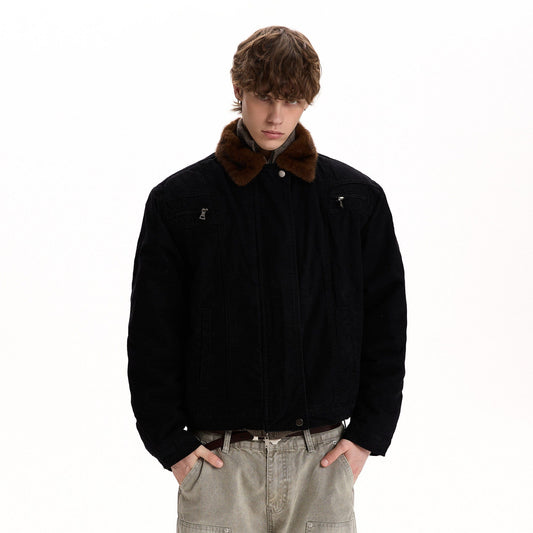 RT No. 58016 FUR COLLAR CARGO JACKET