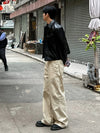 RT No. 29510 KHAKI CASUAL STRAIGHT PANTS