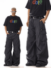 RT No. 19828 RECONSTRUCTED CARGO STRAIGHT PANTS
