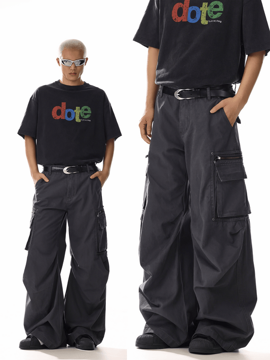 RT No. 19828 RECONSTRUCTED CARGO STRAIGHT PANTS