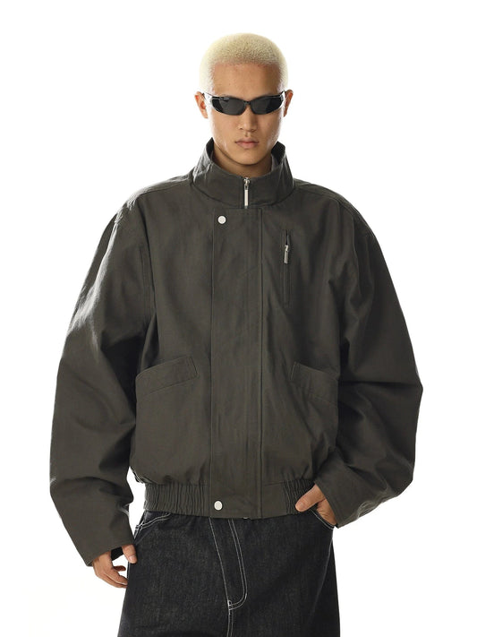 RT No. 28013 GRAY SORA ZIP JACKET