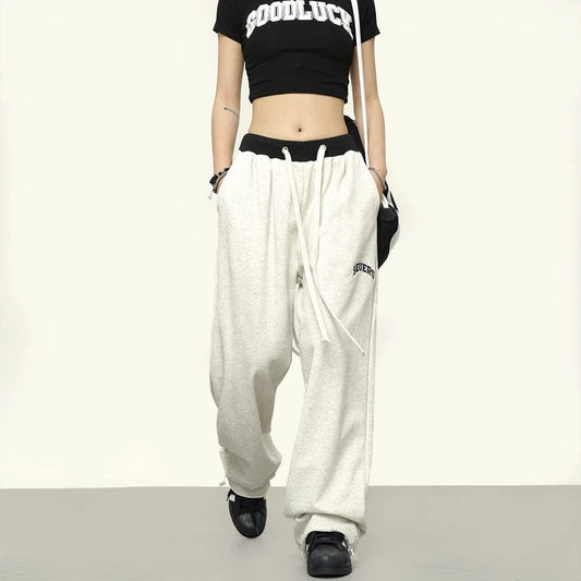 RTK (W) No. 502 CONTRAST DRAWSTRING SWEATPANTS