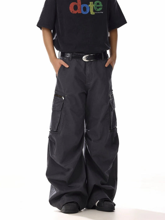 RT No. 19828 RECONSTRUCTED CARGO STRAIGHT PANTS