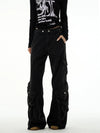 RT No. 11120 BLACK WORKWEAR DENIM JEANS