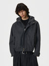 RT No. 50126 KAGE WOOLEN HOODED JACKET