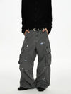 RT No. 50020 SPLASH INK BAGGY STRAIGHT CARGO PANTS