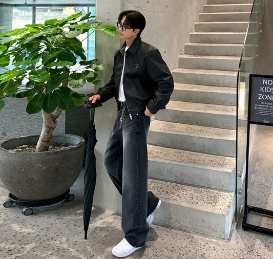 RT No. 29067 YORU LEATHER ZIP JACKET