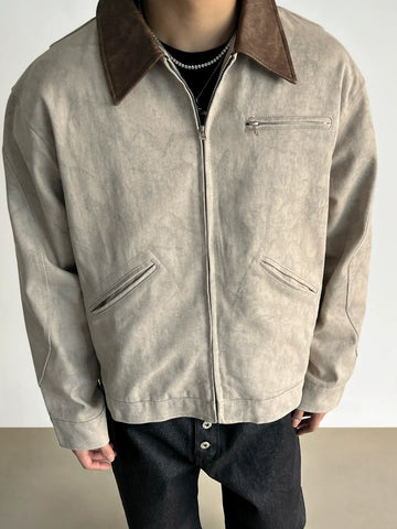 RT No. 50127 DRIFTWOOD LEATHER COLLAR WORKWEAR JACKET
