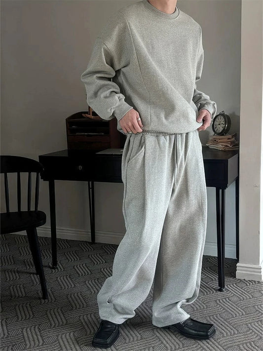RT No. 11523 BLANK SWEATER & STRAIGHT SWEATPANTS