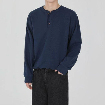 RT No. 10964 HENRY COLLAR LONGSLEEVE SWEATER