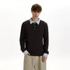 RT No. 50013 KNITWEAR TWO-PIECE SHIRT SWEATER