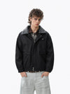 RT No. 50302 FLEECE COLLAR LEATHER JACKET