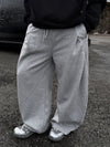 RT No. 12555 GRAY BAGGY SWEATPANTS