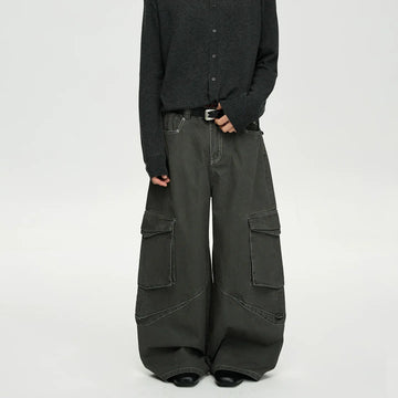 RT No. 40757 BAGGY STRAIGHT CARGO PANTS