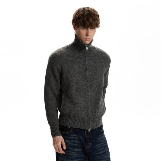 RT No. 59078 KNITWEAR TURTLENECK ZIPPER SWEATER