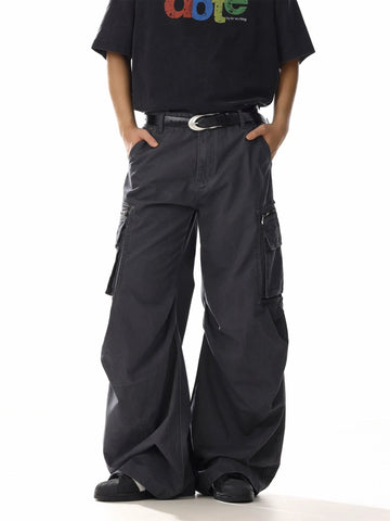 RT No. 19828 RECONSTRUCTED CARGO STRAIGHT PANTS