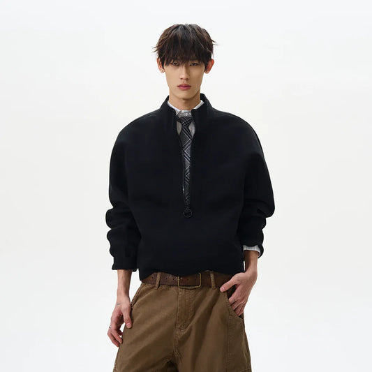 RT No. 40509 HALF ZIPPER COLLAR SWEATER