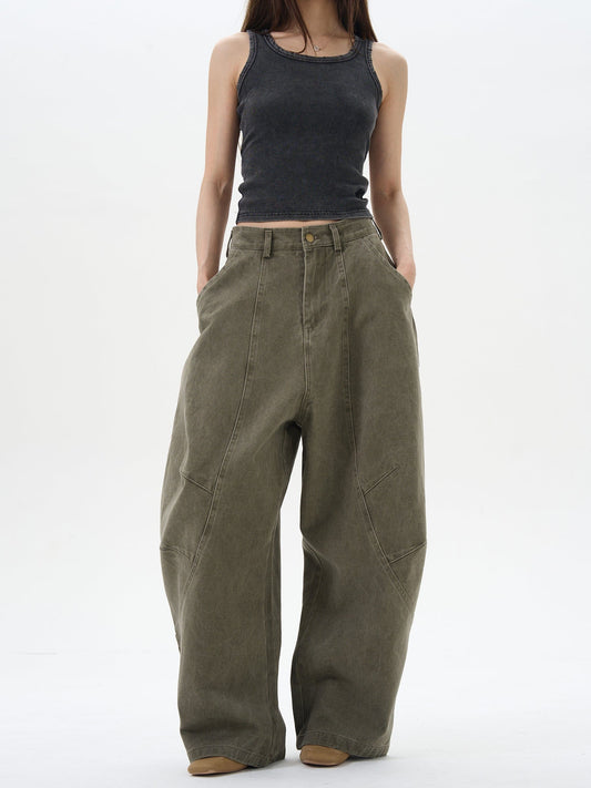 RT No. 12425 SCIMITAR BAGGY STRAIGHT PANTS