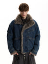 RT No. 59040 WOLF COLLAR DENIM JACKET