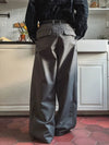 RT No. 32074 PLEATED WIDE STRAIGHT PANTS