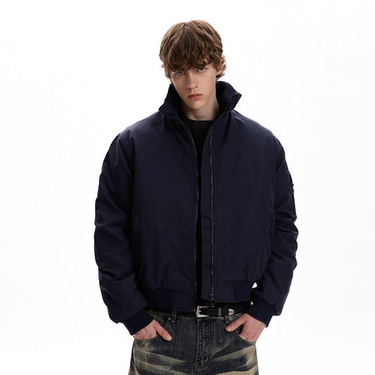 RT No. 50423 SILHOUETTE ZIPPER BOMBER JACKET