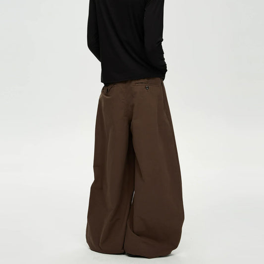 RT No. 43005 PLEATED WIDE BAGGY PANTS