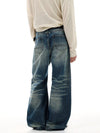 RT No. 55110 WHISKER STRAIGHT DENIM JEANS