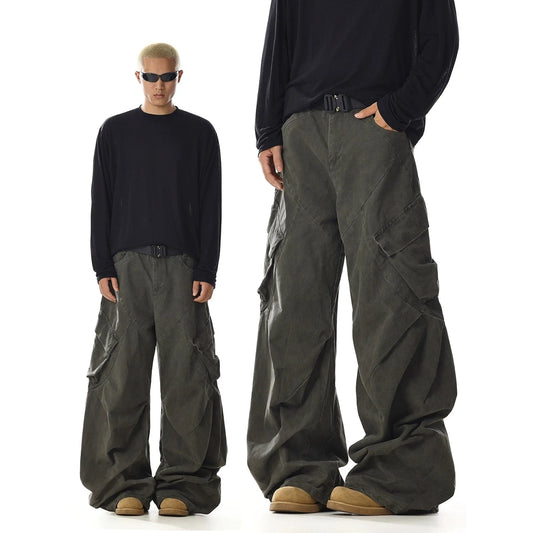 RT No. 32011 RECONSTRUCTED CARGO BAGGY PANTS