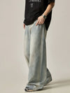 RT No. 11279 LIGHT BLUE BAGGY STRAIGHT DENIM JEANS