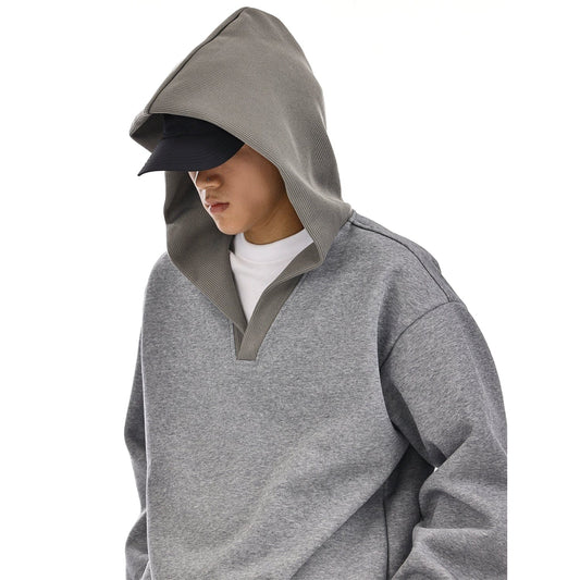 RT No. 12116 V-NECK PULLOVER HOODIE