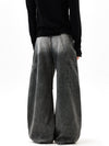 RT No. 55115 RECONSTRUCTED BAGGY STRAIGHT JEANS