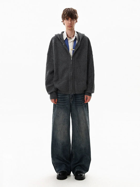 RT No. 50402 KNITWEAR KUKI ZIPPER HOODIE