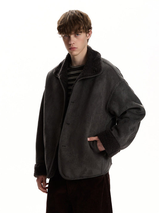 RT No. 59036 SUEDE SHEARLING JACKET