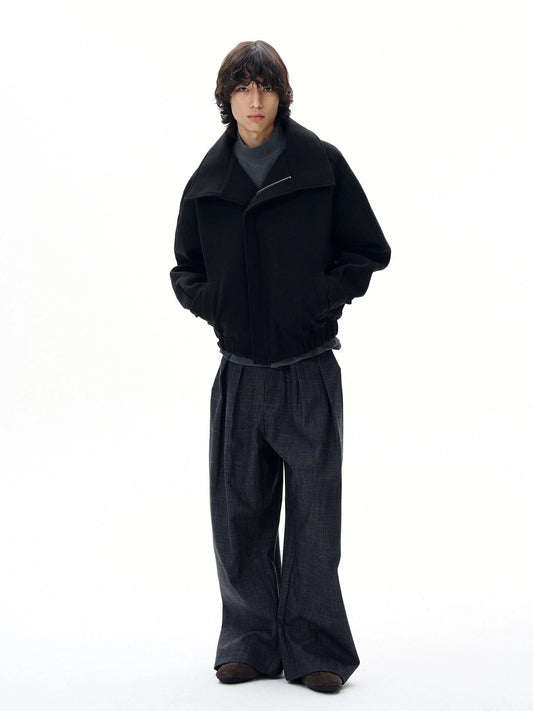RT No. 32106 PLEATED BAGGY SUIT PANTS