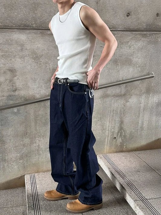 RT No. 18278 DISTRESSED KNIT TANK TOP