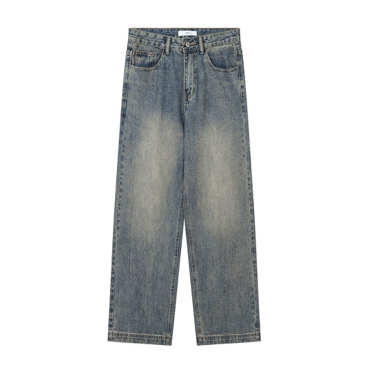 RTK (W) No. 3408 WIDE STRAIGHT DENIM JEANS