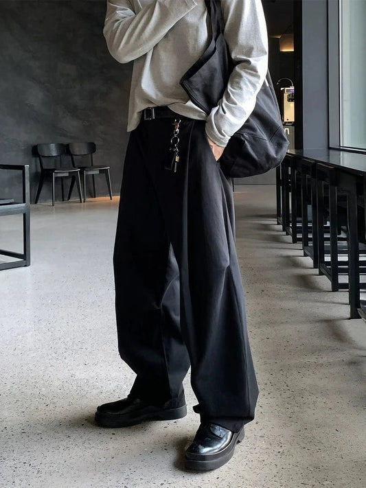 RT No. 32077 PLEATED STRAIGHT SUIT PANTS