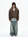 RT No. 32506 WOOLEN ZIP HOODIE JACKET