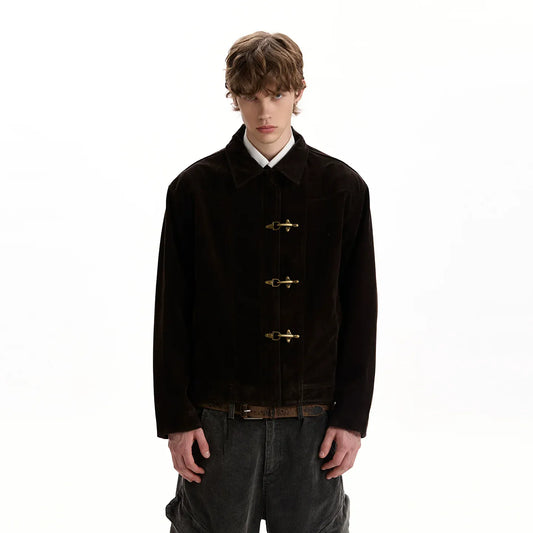 RT No. 40786 KNIGHT BUCKLE SUEDE JACKET