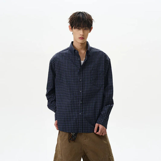 RT No. 42001 PLAID BUTTON UP SHIRT
