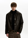 RT No. 45033 KNIGHT BUCKLE LEATHER JACKET